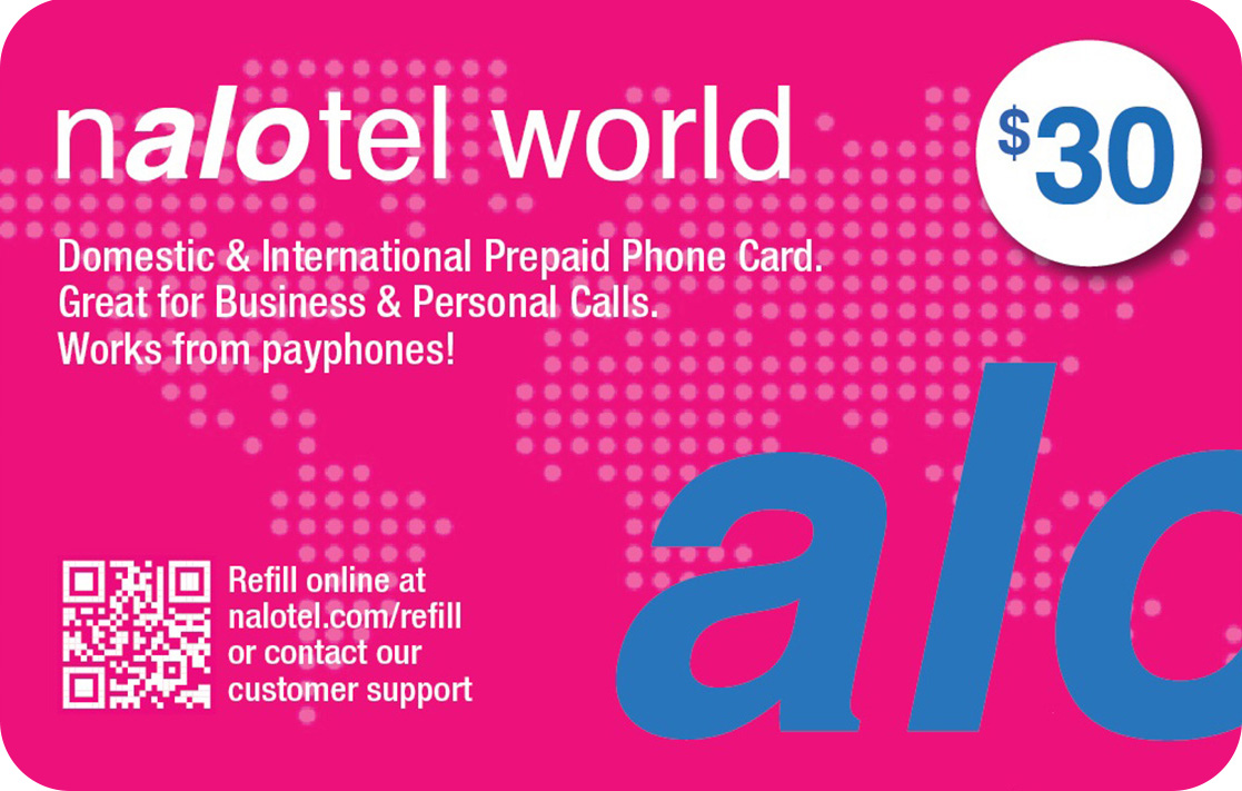 Nalotel International calling cards
